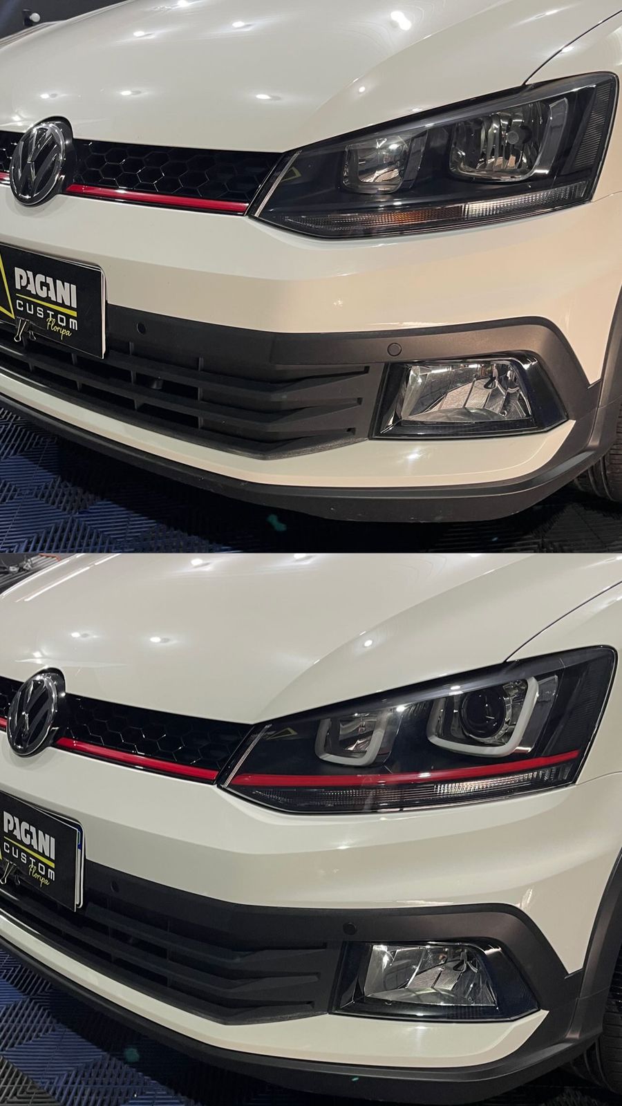 Retrofit de faróis com projetor Bi-LED para motoristas de Palhoça